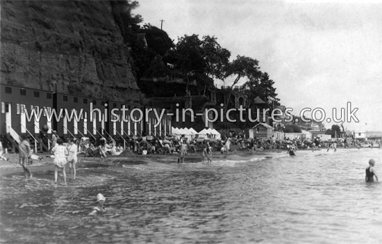 Appley Bathing Beach, Shanklin, Isle of Wright. c.1950's.